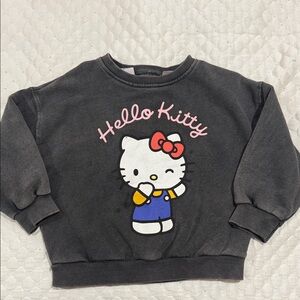 Hello Kitty Kids Sweatshirt - Charcoal Gray